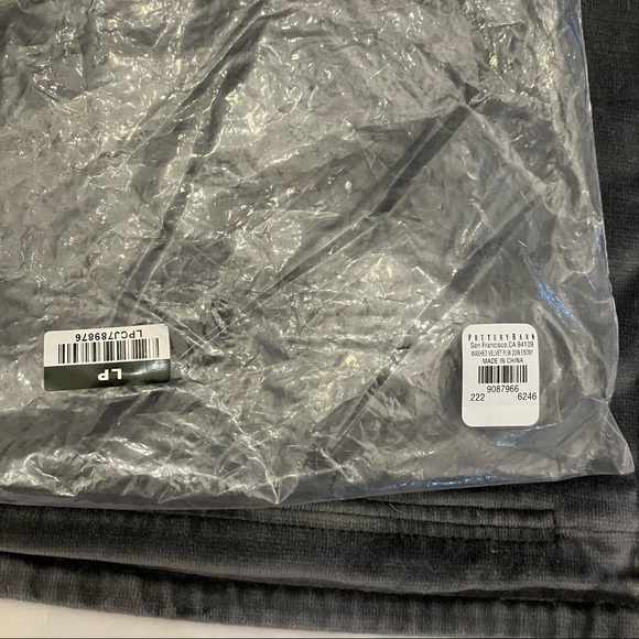 Pottery Barn Accents Clearance Nwt Pottery Barn Washed Velvet